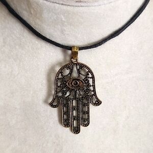 womens necklace. Pagan. Palmistry